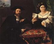 Lorenzo Lotto Husband and Wife oil on canvas